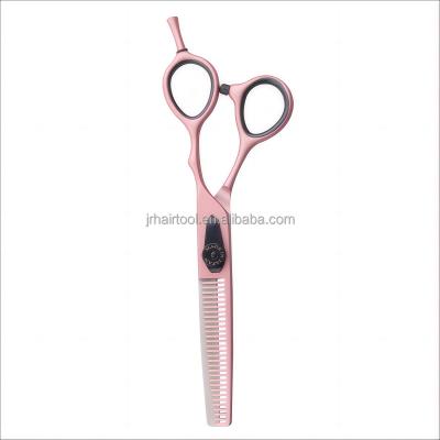 China Adjustable Bearing System Scissor Pink Color 440C Steel Beauty Hair Salon Scissor Set for sale