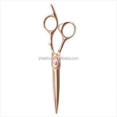 China Adjustable Bearing System Scissor CNC Hair Scissors Gold Hair Cutting Scissors 6.0 Inch Scissors Hairdressing Barber Shears for sale