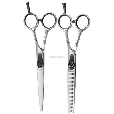 China Star Bearing System Hair Scissors Set 6.0 Inch Barber Scissors Set Sharp Hair Thinning Scissors For Hair Cutting for sale