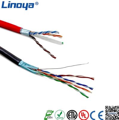 China Outdoor Protected Twisted Pair Cat6 F-UTP Lan Cable F-UTP Cat6 for sale