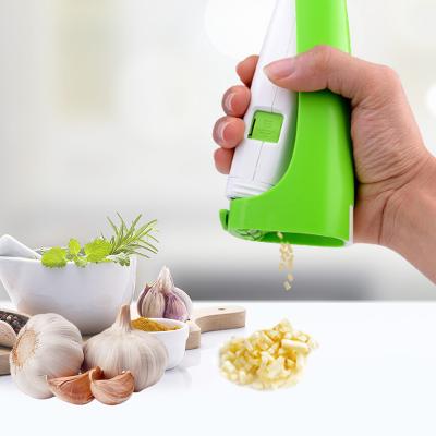 China Stainless Steel Kitchen Garlic Makers Viable Plastic Asy Clean Tool Kitchen Garlic Press for sale