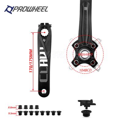 China Mountain Bikes Multifunctional Bike Chrome Crank Sets Square Hole Crank Set Road Bike Claw for sale