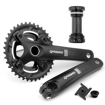 China Mountain Bikes PROWHEEL Crankset 2*9/10/11S Mountain Bike 170mm 28-38T Crankset Bottom Bracket BB Crank Mountain Bike Parts MTB Arm Crankset for sale