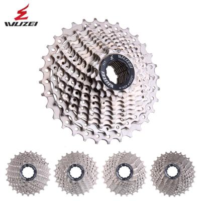 China WUZEI 8speed Steel Road Bike MTB Road Bike Drop Off Bicycle Cassette Sprocket Part 8S Bike Flywheels 23/25/28/30/32/34/36/40/42/46T for sale