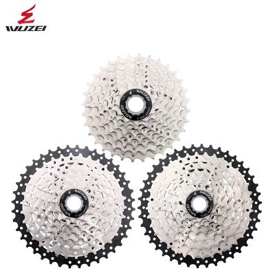 China WUZEI 8 speed 23/25/28/30/32/34/36/40/42/46T road bicycle flywheel mtb bicycle cassette bicycle steel parts for sale