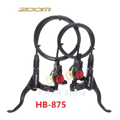 China ZOOM HB-875 Mountain Bike Hydraulic Brake Kit 800/1400 mm MTB Bicycle Oil Pressure Disc Brake Set 20