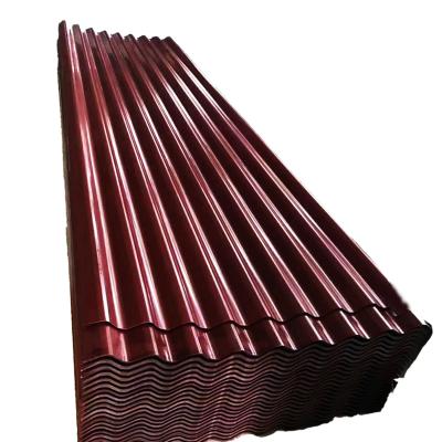 China Building Roofing Brick Steel Sheet Small Red Corrugated Wave Corrugated Steel Sheet for sale