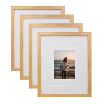 China Best Simple Wood Price Exquisite Wooden Art Picture Frame For Living Room for sale