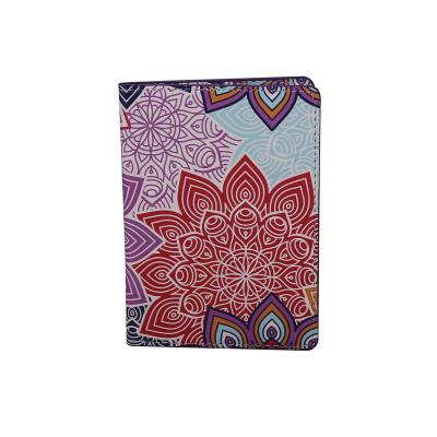 China Retro Waterproof Artistic Printing Leather Passport Holders PU Airline Ticket Holder Wallet Can Custom Your Designs Promotion Gifts for sale