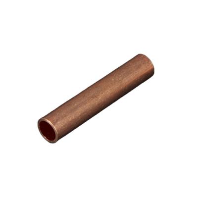 China GT-G-10-16mm Corrosion Resistance Copper Joint Pipe Through Hole Passing Cable Metal Ferrules Copper Lugs And Ferrules Cable Lug And Clamps for sale