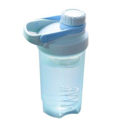 China CLASSIC CLASSIC Shaker Transparent Fitness Hot Sale Gym Plastic Water Bottle Bpa Free With Metal Ball for sale