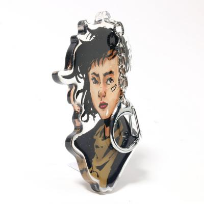 China Wholesale anime mini anime keychain clear mini eco-friendly design customized art or acrylic for sale