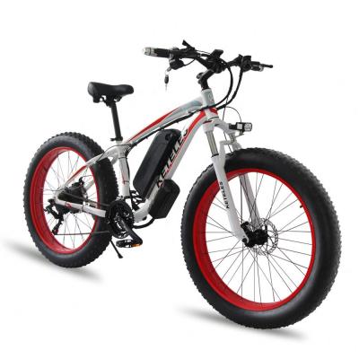 China 2022 Unisex Electric Bike 26 Fat Tire Bike 48V Hidden Battery Electric Bike By 15Ah Fat Tire for sale