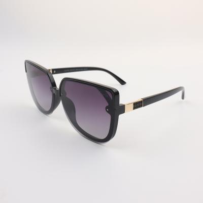 China Fashion sunglasses ladies glasses frames polarized oversized PC frame sunglass sunglasses uv400 for women for sale