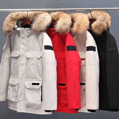 China Captain Calls Goosed Waterproof Jacket Oldschool Winter Coat Hooded Stripper Men Down Jacket Goose for sale