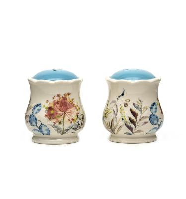 China Sustainable Stoneware Condiment Set Set Spice Bottle Salt And Pepper Shaker for sale