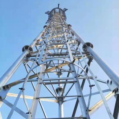 China Support antennas 35m Wireless communication tower Self Supporting 3 LeLegged Steel Commugs Tubular Lattice Seamless 3 for sale