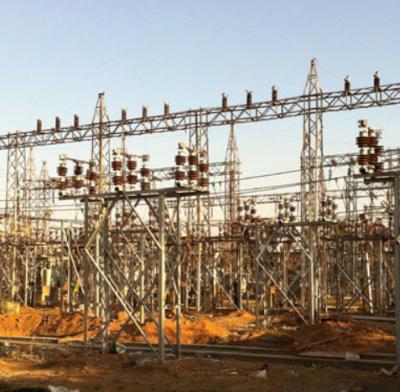 China Power transmission and distribution transmission line substation steel structure products for sale