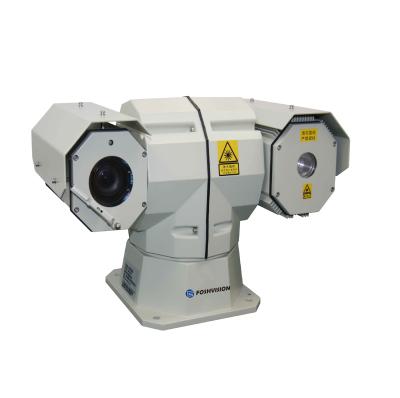 中国 PAN-TILT PTZ Vehicle Mounted Infrared Laser and Thermal Imaging Security Camera 販売のため