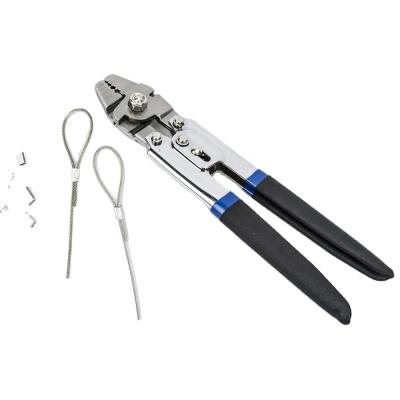 China Wire Rope Stamper Tightener HL-700B Crimping Stainless Steel Fishing Crimping Pliers Tool for sale