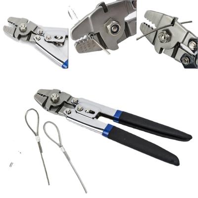 China Crimping Tool Fishing Steel Wire Rope Cutter Crimper and Bicycle Use HL-700B for sale