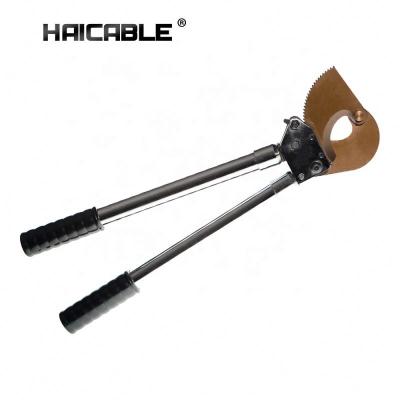 China Haicable Ratchet Wire Rope Cable Cutter J-33 30mm Live Mechnical Wire Cutting Tool 580*145*57mm for sale