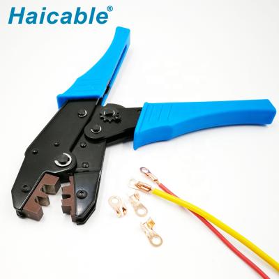 China Nose Cable Lugs Crimper LX-0510A Crimp Open Terminals Hand Crimping Tools for sale