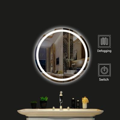 China Wireless Speaker Magnifying Wall Mounted Dimmer Illuminated LED Bathroom Decoration Mirror for sale