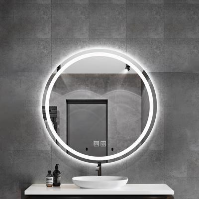 China Enlargement Led Light Mirror Lamp Bathroom Espejos Decorativos Para Smart Sala for sale