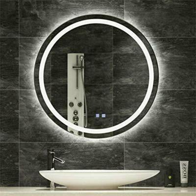 China Espejo Magnifying Circular Led Round Bath Mirror Bathroom Vanity Mirror for sale