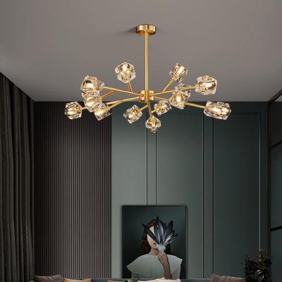 China Individuality Modern Luxurious Backrest Crystal Chandeliers Pendant Lights for sale