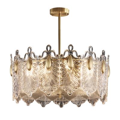 China Modern Design French Style Feather Crystal Ceiling Chandeliers Luxury for sale