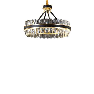 China Modern Luxury Modern Crystal Chandeliers Ceiling Chandelier Lampshade Pendant Lights for sale