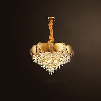 China Modern Doctor Who Chandelier Gold Luxury Ceiling Chandeliers K9 Crystal Chandeliers and Pendant Lights for sale