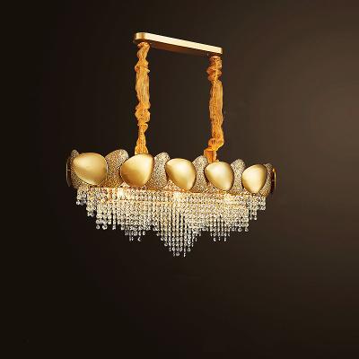 China Modern Modern Living Room Lamp Dining Room Pendant Lights Luxury Fancy Chandelier Ceiling Crystal Chandelier for sale