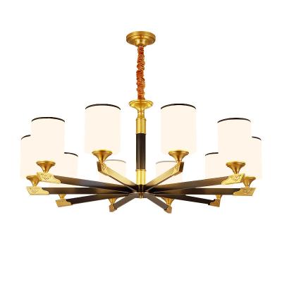 China Modern Luxury Crystal Ceiling Chandeliers Modern Chandelier Lampshade Pendant Lights for sale