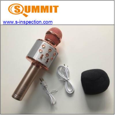 China Microphone Set Pre Shipment Inspection Services​ Electronic Product Inspection for sale