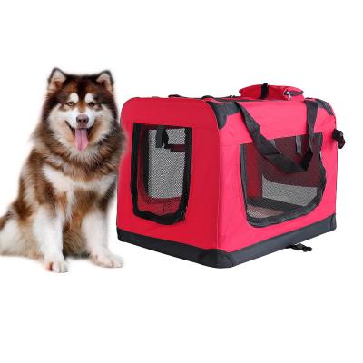 China Small Backpack Luxury Foldable Capsule Shoulder Bag Pet Stored Airline Approved Expandable Travel Pet Carrier for sale