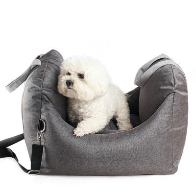 China High Quality Viable Safety Travel Safety Dog Car Seat Factory Supply Detachable Pet Carrier Bed Portable Pet Car Seat for sale