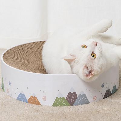 China New And Wholesale Cute Good Quality Corrugated Cardboard Cat Scratchers Rolls for sale