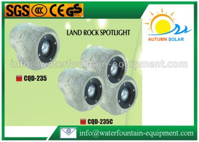 China 20W Outdoor Solar Rock Spotlights , Garden Decorative Solar Landscape Spotlights for sale