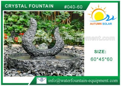 China Rollen-Granit-Ball-Brunnen, Steinskulptur-Garten-Brunnen im Freien zu verkaufen