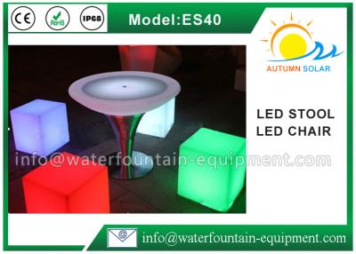 Chine La chaise multi de cube en couleurs LED pour des barres, résistant UV de secteur extérieur allument le cube Seat à vendre