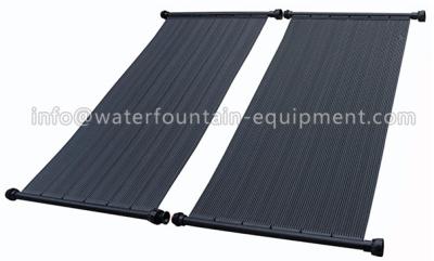 Chine Efficace stable UV d'appareils de chauffage solaires en plastique extérieurs noirs de piscine haut à vendre