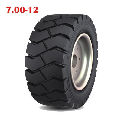 China 7.00-12 pneumatic industrial tires/solid forklift tire 6.00-9 for sale