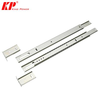 China Funiture Desk Drawer Slide 1035-09C Guangzhou Heavy Duty Telescopic Drawer Bottom Mounting Slide for sale