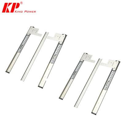 China Furniture Door Fin Slider Hardware Products Channel Drawer Slide with Telescopic Drawer Slide 1035-08B for sale