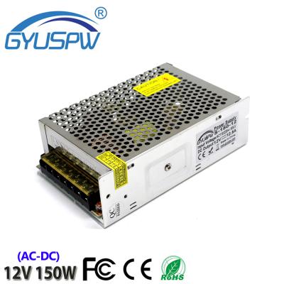 China Led Strip Lamp Power Supply GYUSPW S-150-12 220V 12V AC To OEM SMPS DCSwitching Power Supply For LED Strips for sale