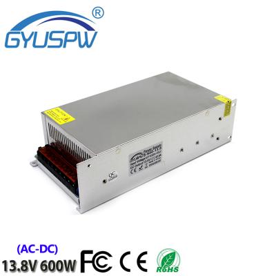 China Motor Equipment Power Supply DC 13.8V 600W 43.5A Adjustable Changing Transformers for Router Stepper Motor Equipment CCTV SMPS for sale