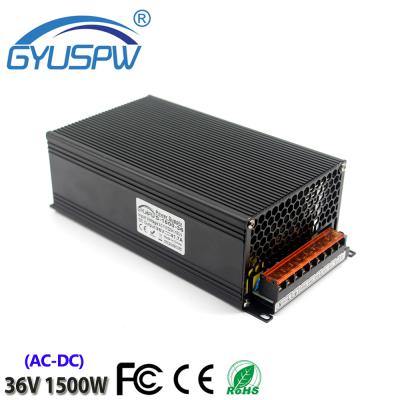 China Professional CCTV Power Supply 36V 41.7A 1500W DC Power Supply Driver Transformers 110V 220V Change AC To DC36V USP For CNC CCTV Motor to not for sale